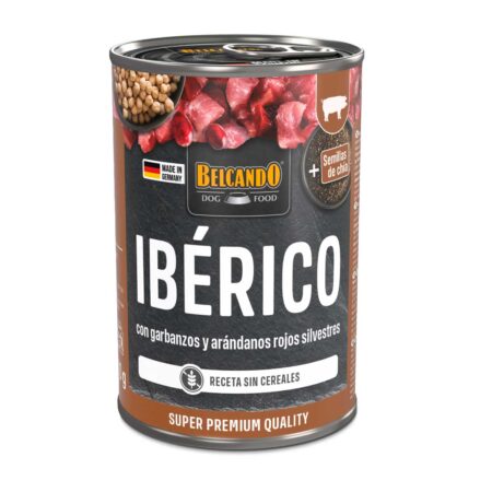 IBERICO CON GARBANZOS Y ARANDONOS ROJOS SILVESTRES